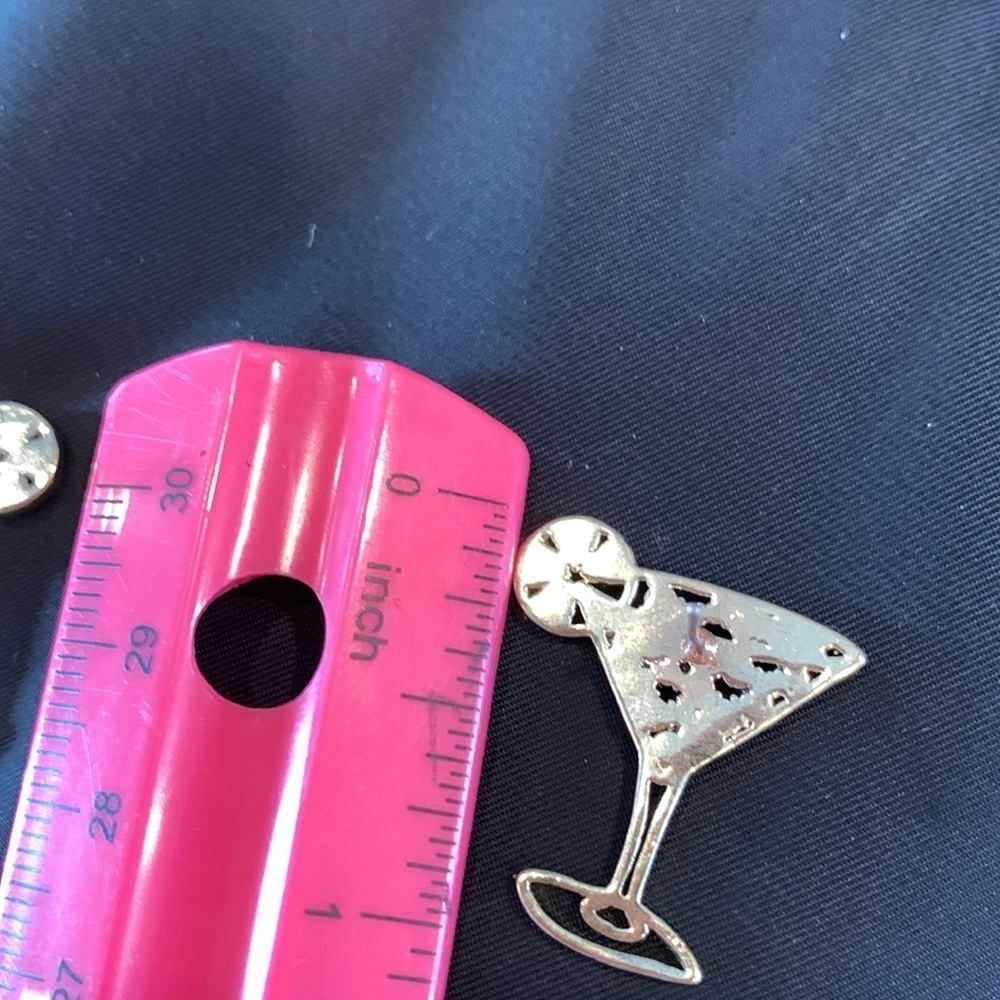 Sugarfix by Baublebar Happy New Year Splash of Cran Post Cosmopolitan Earrings - Picture 7 of 8
